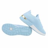 Trendy lage licht-blauwe sock sneaker Amitis._