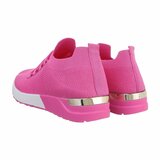 Trendy lage fuchsia sock sneaker Amitis._