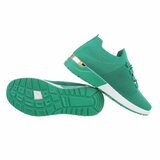 Trendy lage groene sock sneaker Amitis._