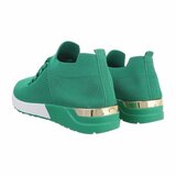 Trendy lage groene sock sneaker Amitis._