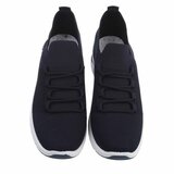 Trendy lage donker blauwe sock sneaker Amitis._