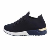 Trendy lage donker blauwe sock sneaker Amitis._