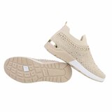 Lage beige sock sneaker Elsy._