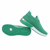 Lage groene sock sneaker Elsy._