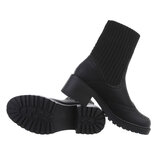Bottines chaussettes noires Jemena._