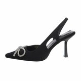 Zwarte slingback pump Asuela_