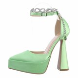 Licht groene high heel pump Asta._