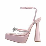 Fashion hoge rose pump Pandora._