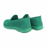 Groene lage textiel sneaker Nadia._