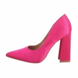 Fuchsia fluwelen pump Jantina._