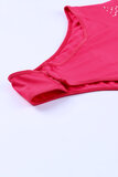 Bodysuit rose à strass._