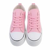 Trendy lage rose textiel sneaker Josie._