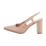 Beige slingback pump Annebeth._