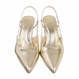 Gouden slingback pump Annebeth._