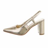 Gouden slingback pump Annebeth._