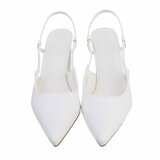 Witte slingback pump Annebeth._