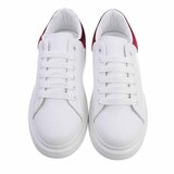 Lage witte-bordeaux sneaker Arife._