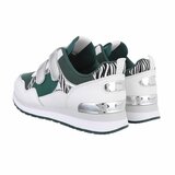 Groene mix lage mix sneaker Mary._