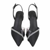 Zwarte slingback pump Dinie._