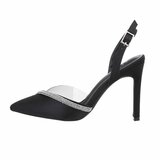 Zwarte slingback pump Dinie._