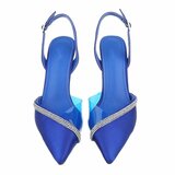 Blauwe slingback pump Dinie._