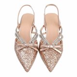 Champagne slingback pump Bianca._