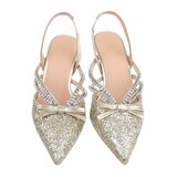 Gouden slingback pump Bianca._