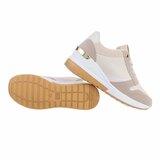 Beige hoge sneaker Manuela_