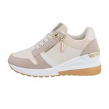 Beige hoge sneaker Manuela_