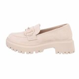 Beige daimen mocassin Albertine._