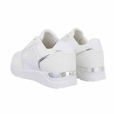 Lage witte mixed  sneaker Miranda._