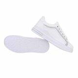 Lage witte mixed  sneaker Ameera._