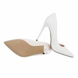 Witte high heel pump Angel._