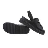 Zwarte sandaal met platform zool Marli_