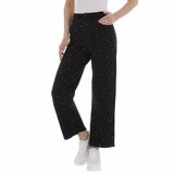 Zwarte relaxed fit hoge taille jeans _