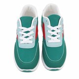 Lage groene sneaker Inez_