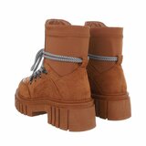 Camelkleurige daimen boot Laure_