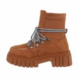 Camelkleurige daimen boot Laure_