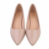 Beige lak pump Amella_