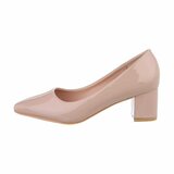 Beige lak pump Amella_