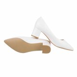 Witte lak pump Amella_