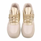 Lage goud-beige sneaker Josefina_