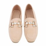 Beige daimen mocassin Kubra_