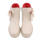 Beige meisjes boot Liesje._