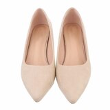 Beige suede pump Arike_