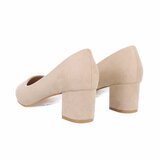 Beige suede pump Arike_