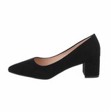 Zwarte suede pump Arike_