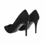 Zwarte suede pump Astou_