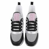 Lage zwarte sneaker Janna_