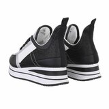 Lage zwarte sneaker Janna_